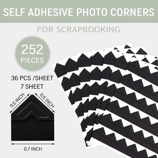 Lineco,Self-Adhesive Photo Corners,Package of 252