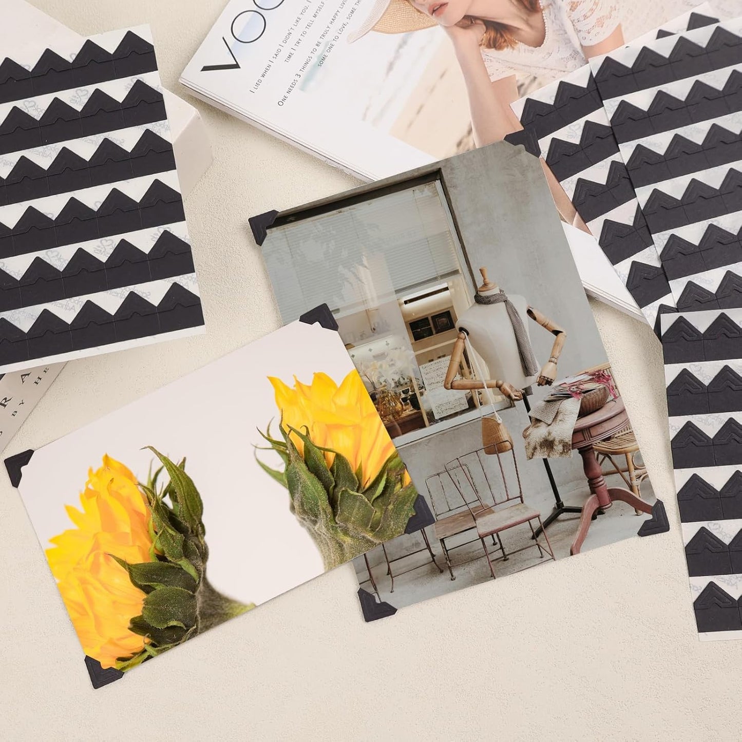 Lineco,Self-Adhesive Photo Corners,Package of 252