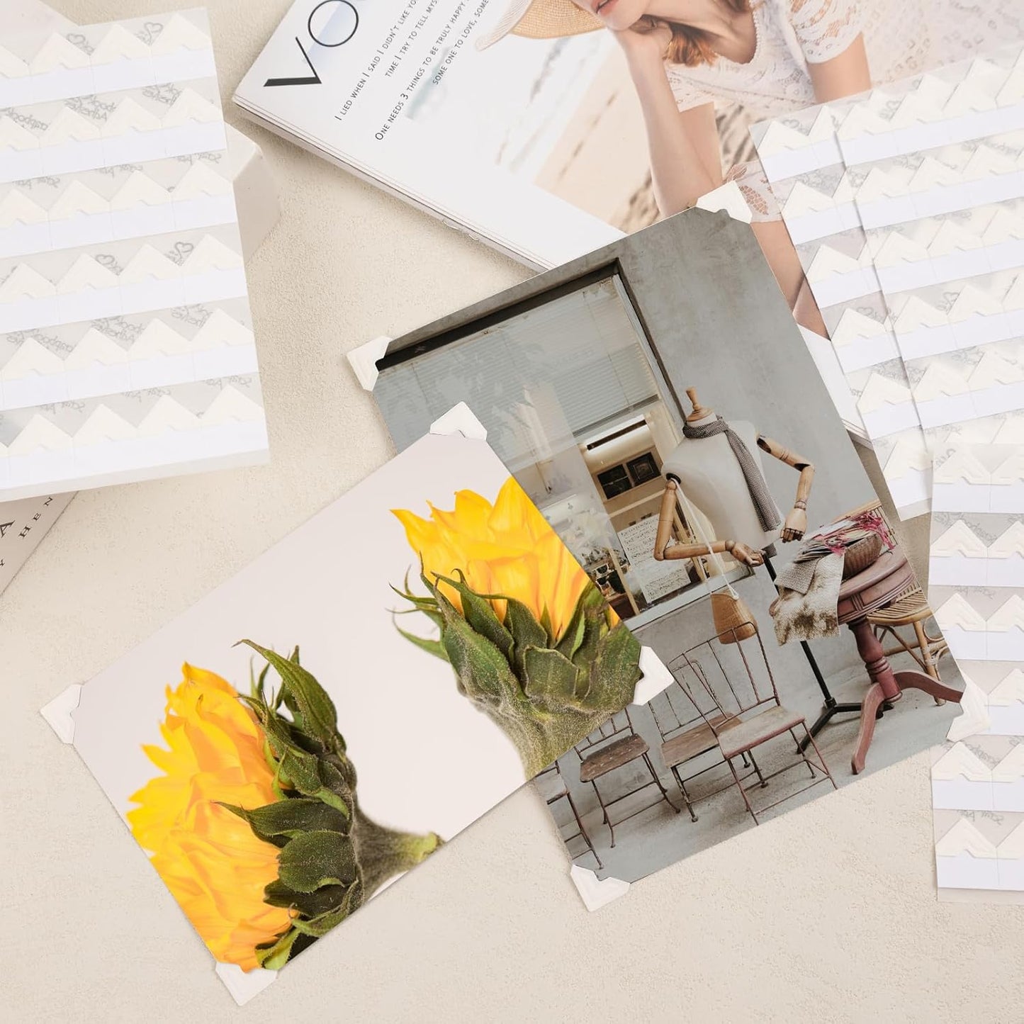 Lineco,Self-Adhesive Photo Corners,Package of 252