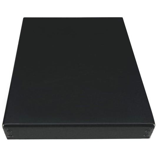 Lineco Black 1.5 Inches Deep Archival Museum Storage Box Drop Front Design