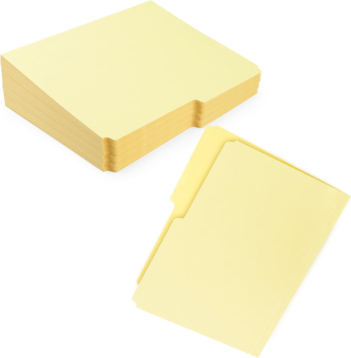 9.5x11.75 Inches Lineco Archival Letter Size File Folders Lignin-Free Light Tan 10 Pt 100 Pack Half Cut