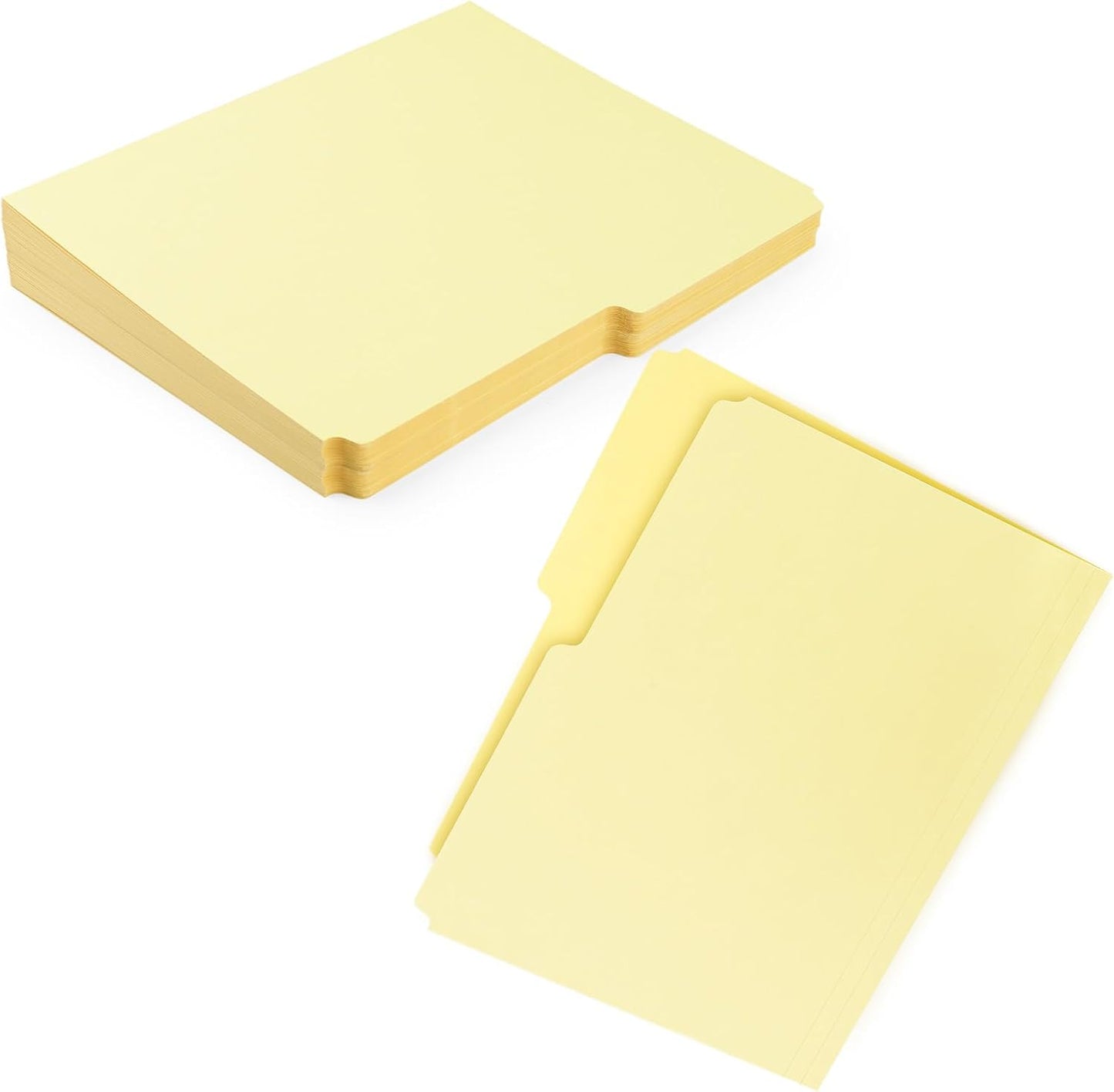 9.5x11.75 Inches Lineco Archival Letter Size File Folders Lignin-Free Light Tan 10 Pt 50 Pack Half Cut