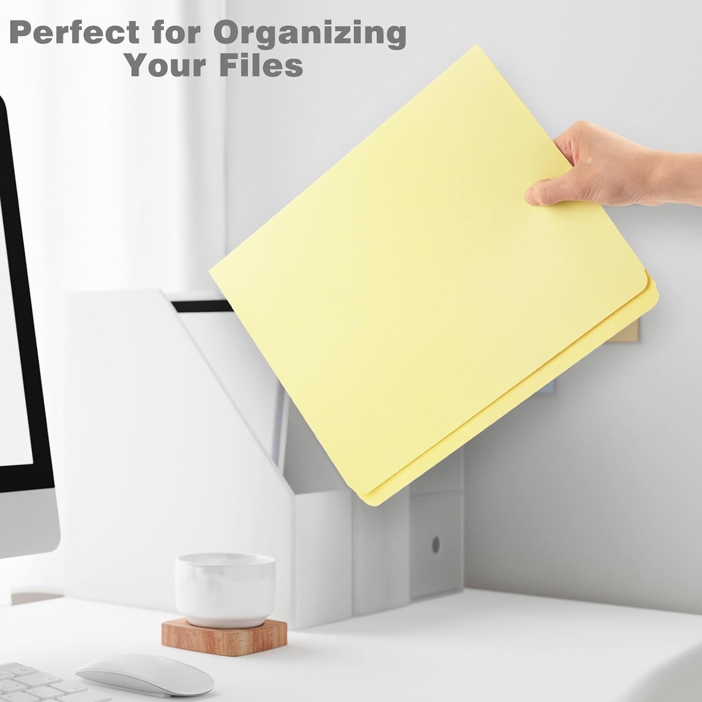 9.5x14.75 Inches Lineco Archival Letter Size File Folders Lignin-Free Light Tan 10 Pt