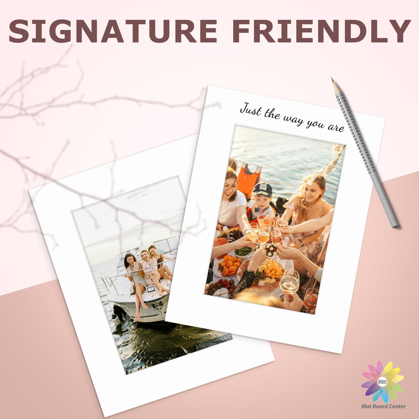 12x16 Picture Mats For 8x12 Photos - Pack of 25