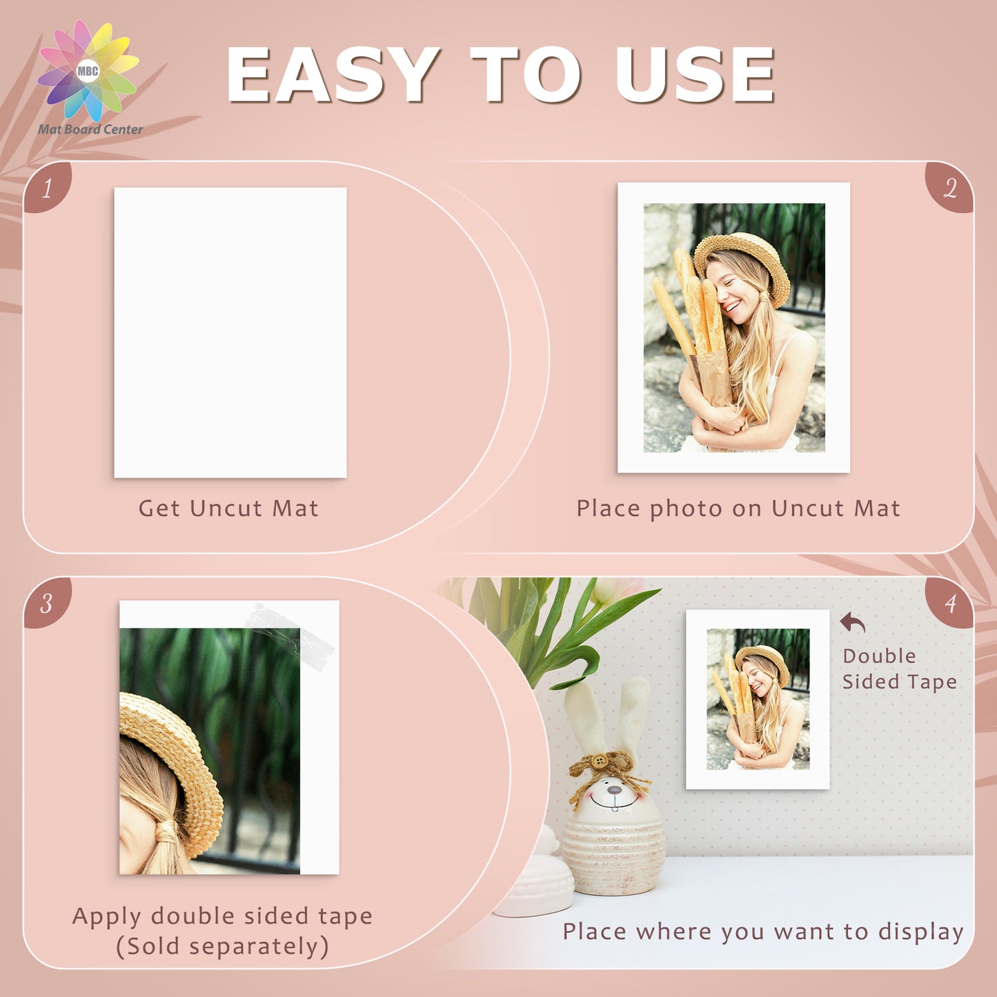 16x20 Uncut Mat Boards - Pack of 50