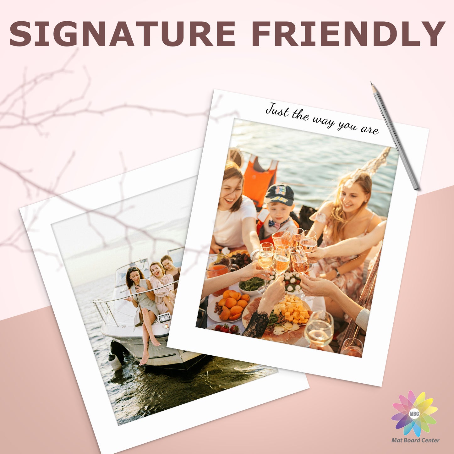 20x24 Whitecore Pre-Cut Mat Board for 16x20 Photo- Pack of 50