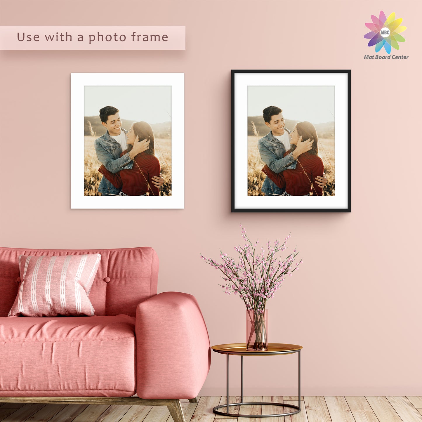 20x24 Whitecore Pre-Cut Mat Board for 16x20 Photo- Pack of 50