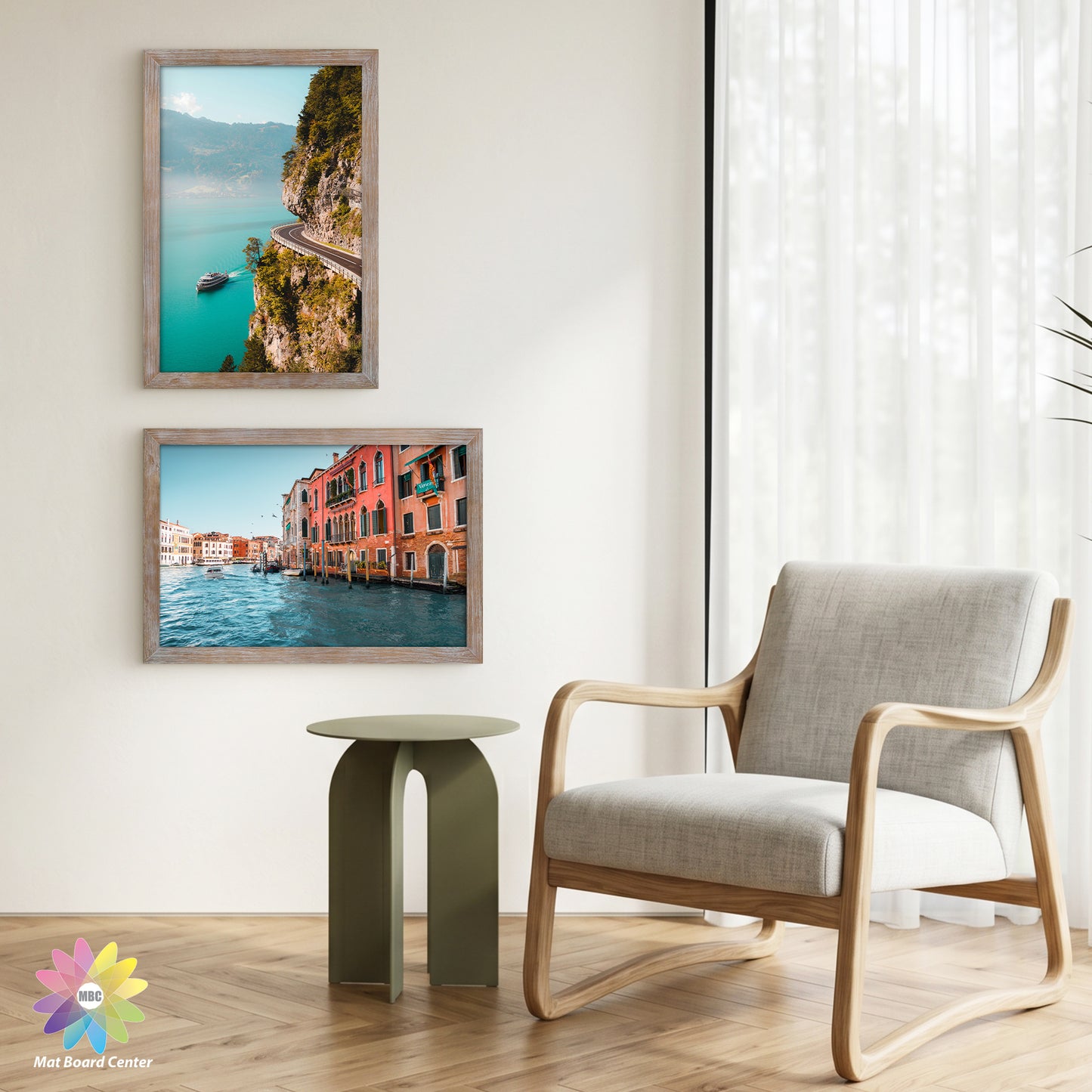 Clearance 16x24 Poster Frame with Plexiglass Rustic Grey (6 Pcs Per Box)
