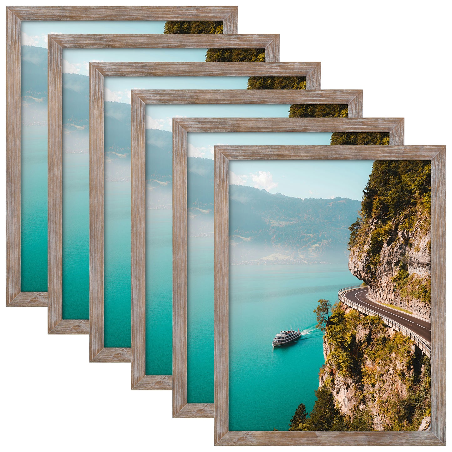 Clearance 18x24 Poster Frame with Plexiglass Rustic Grey (6 Pcs Per Box)