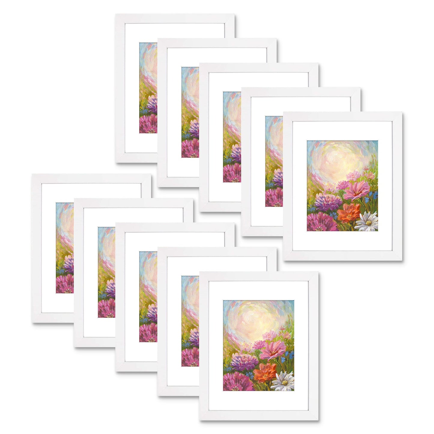 Clearance 11x14 White Wood Frame for 8x10 Picture (10 Pcs per Box)