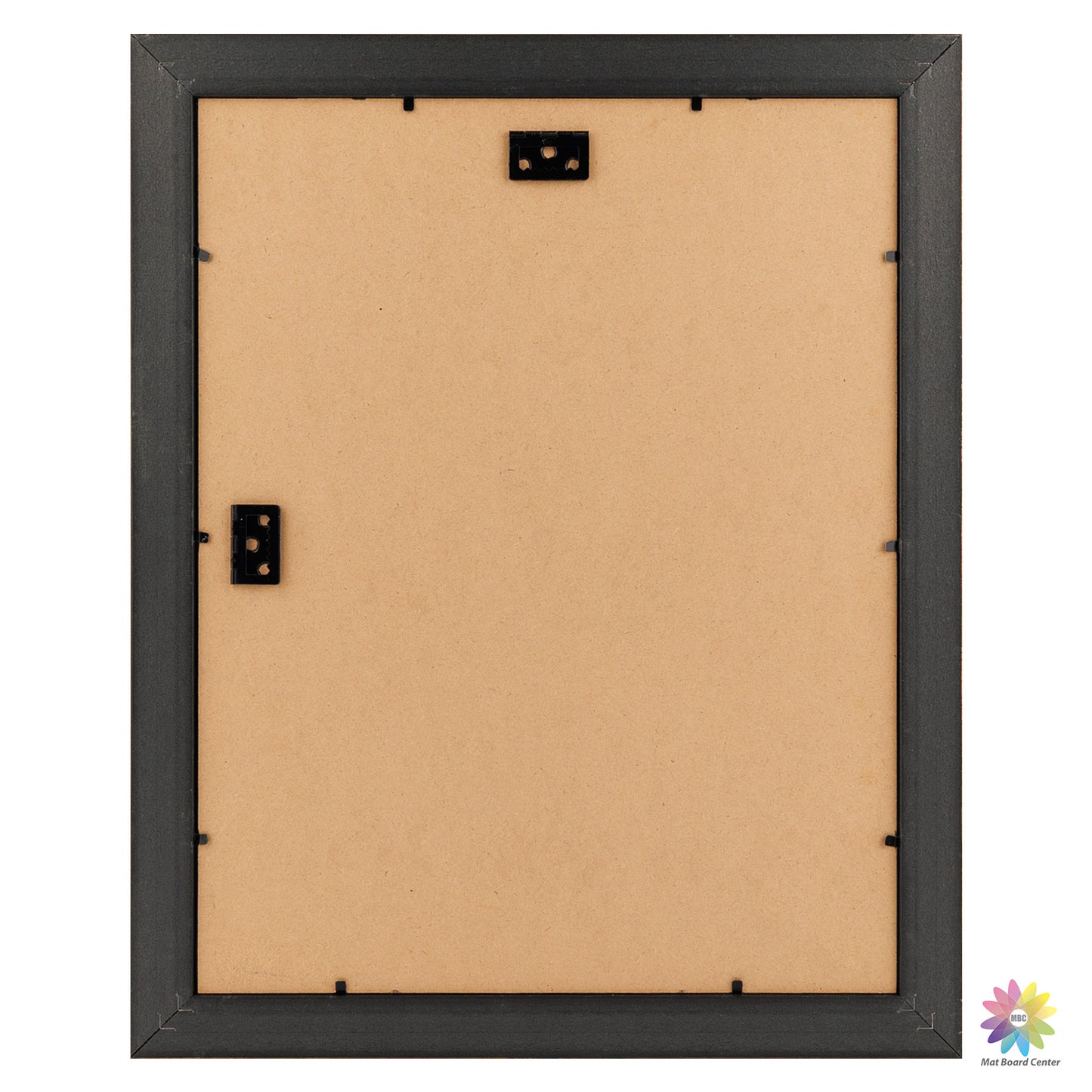 11x14 Picture Frame with White Mat for 8x10 Pictures Black with Burgundy and Gold Trim (10 Pcs per Box)