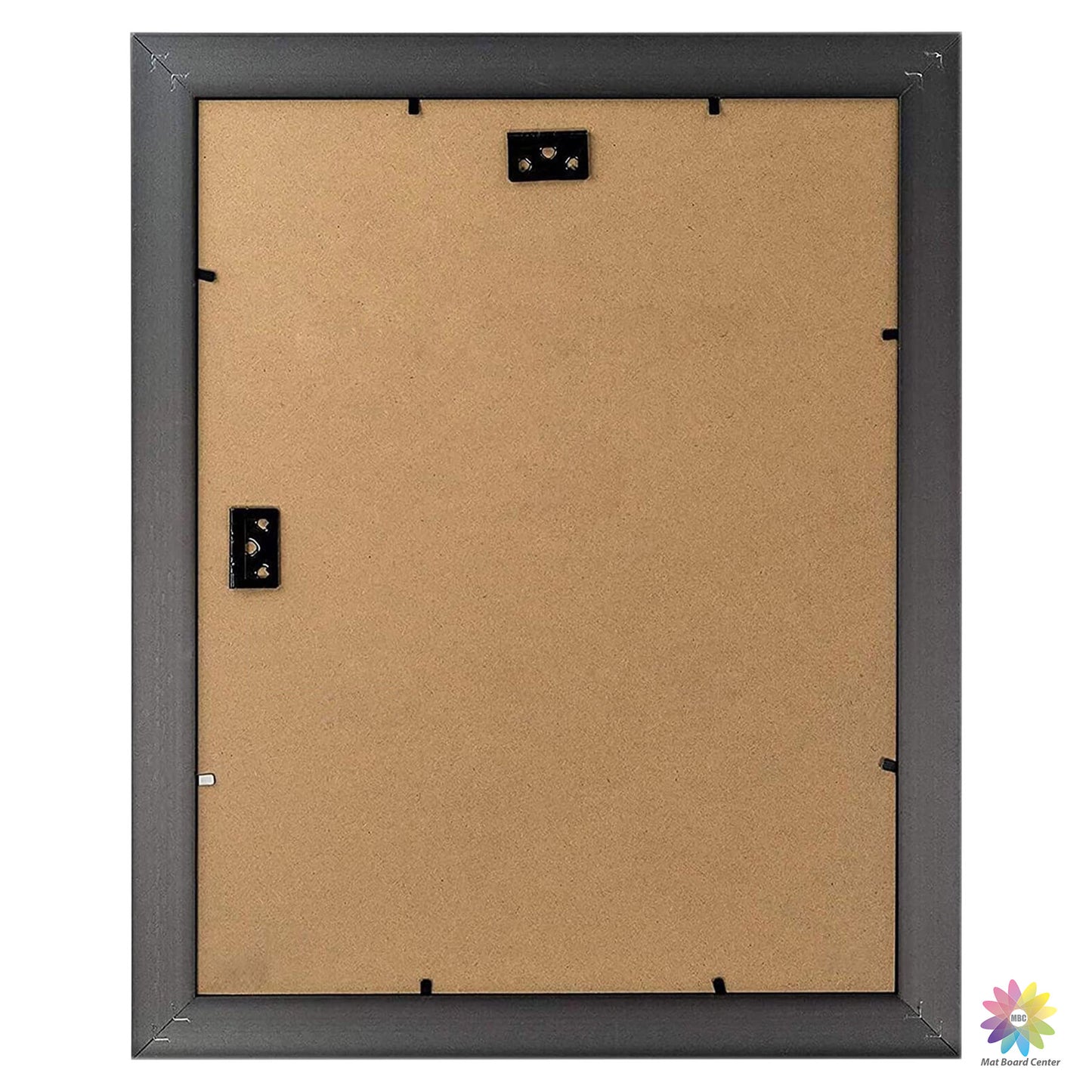 11x14 Ornate Picture Frame for 8x10 Photo with White Mat and Real Glass Silver Beige Color (10 Pcs per Box)