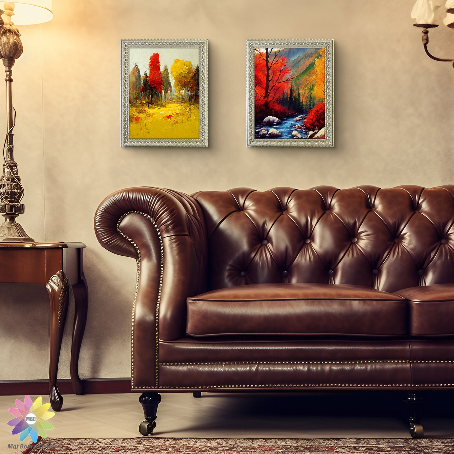 11x14 Ornate Picture Frame for 8x10 Photo with White Mat and Real Glass Silver Beige Color (10 Pcs per Box)