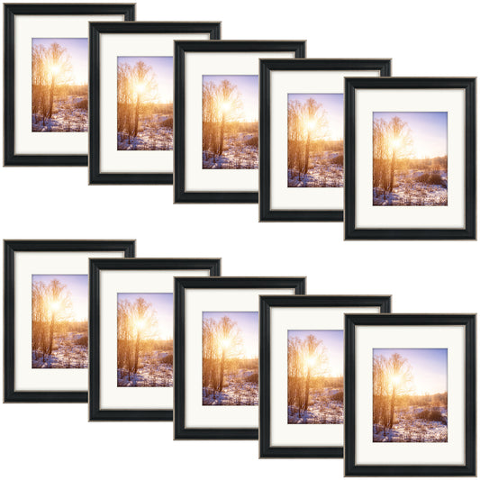 11x14 Picture Frame for 8x10 Picture with Ivory Mat (10 Pcs per Box)