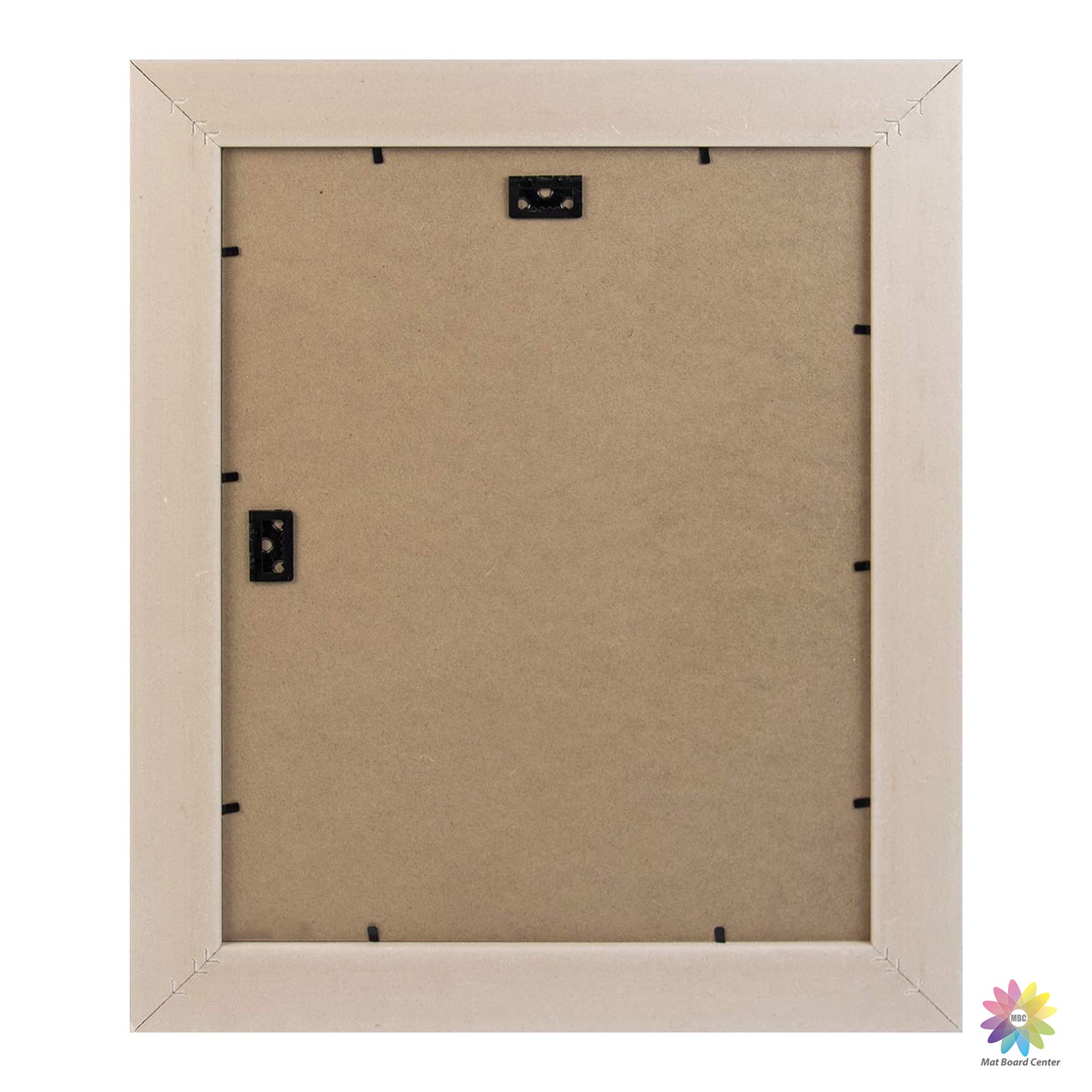 11x14 Picture Frame For 8x10 Picture With Ivory Mat & Real Glass Brown Color (8 Pcs Per Box)