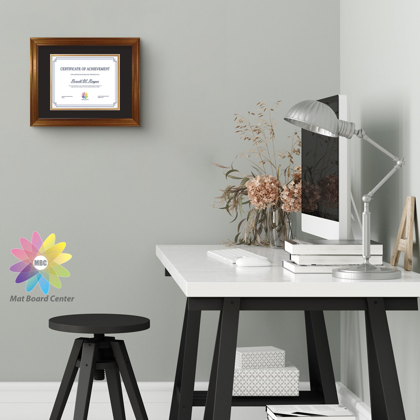 11x14 Diploma Frame for 8x10 Certificate Dark Gold Color (10 Pcs per Box)