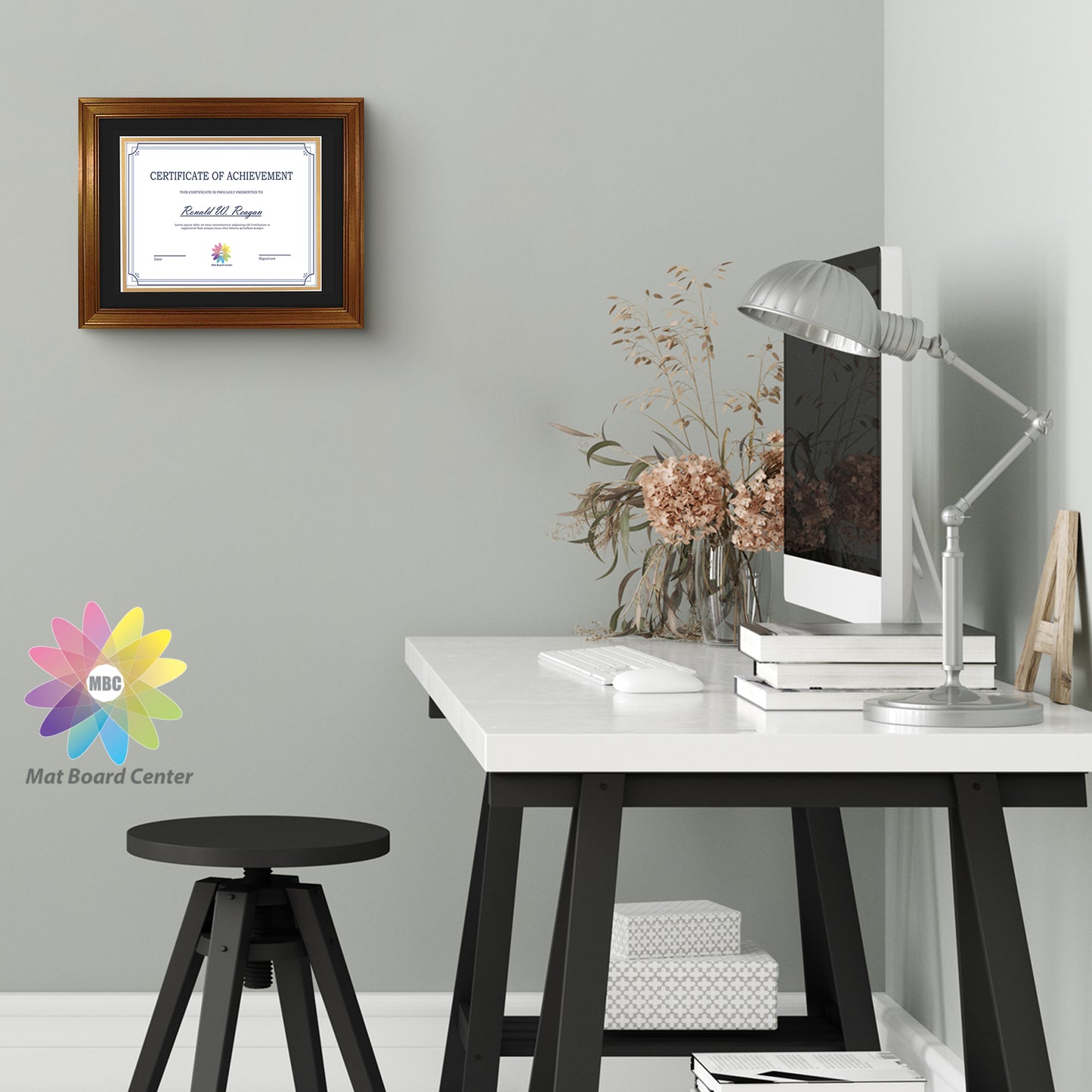 11x14 Diploma Frame for 8.5x11 Certificate Dark Gold Color (10 Pcs per Box)