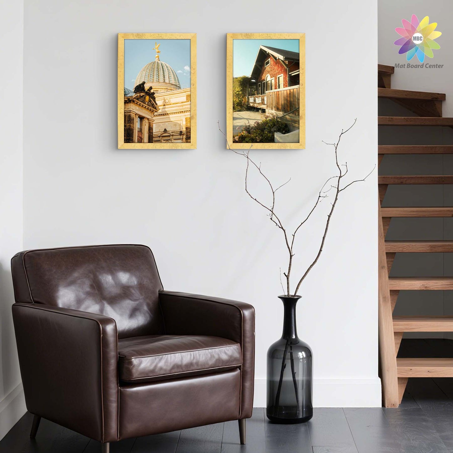 Clearance 11x17 Gold Picture Frame with Real Glass (10 Pcs Per Box)