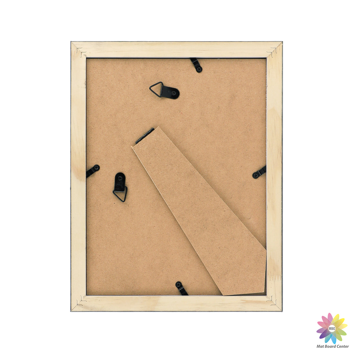 8.5x11 Black Wood Picture Frame for Two 5x7 Photos (10 Pcs Per Box)