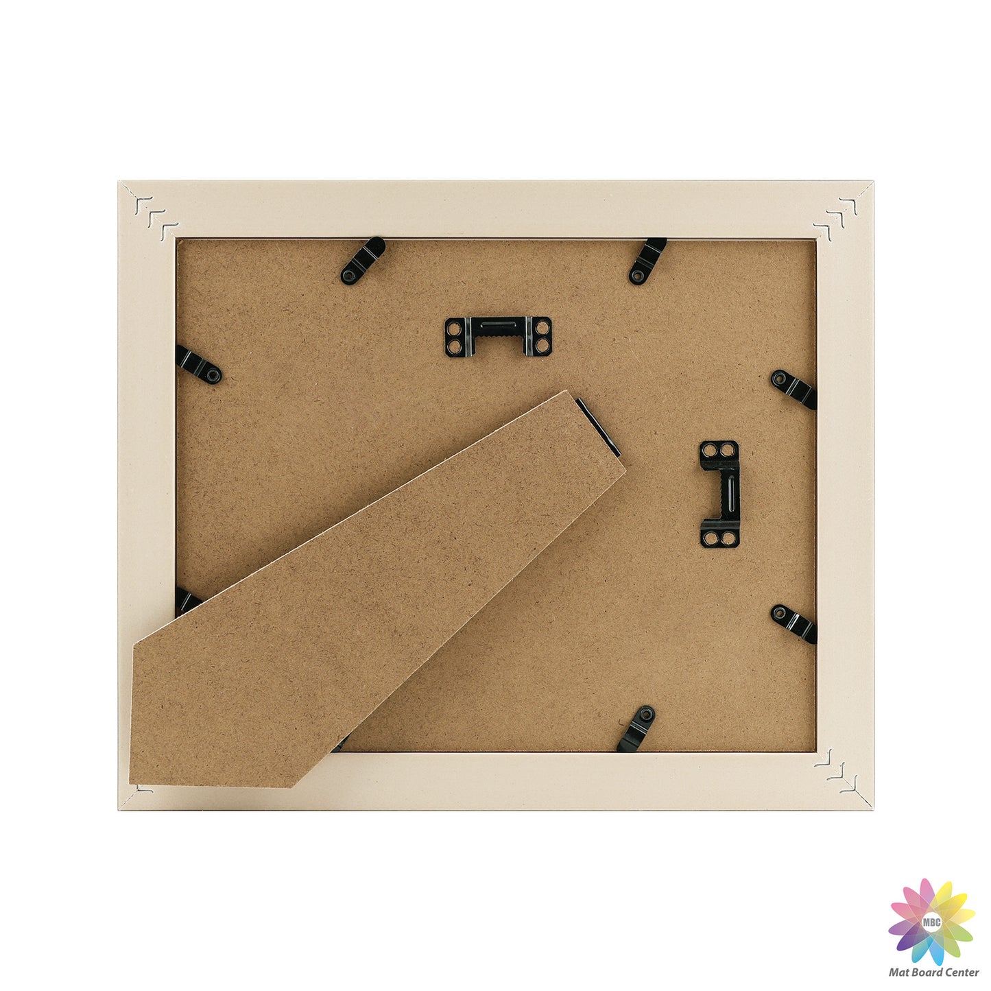 8x10 Collage Picture Frame with White Mat for Two 4x6 Photo Blue Gold(10 Pcs Per Box)