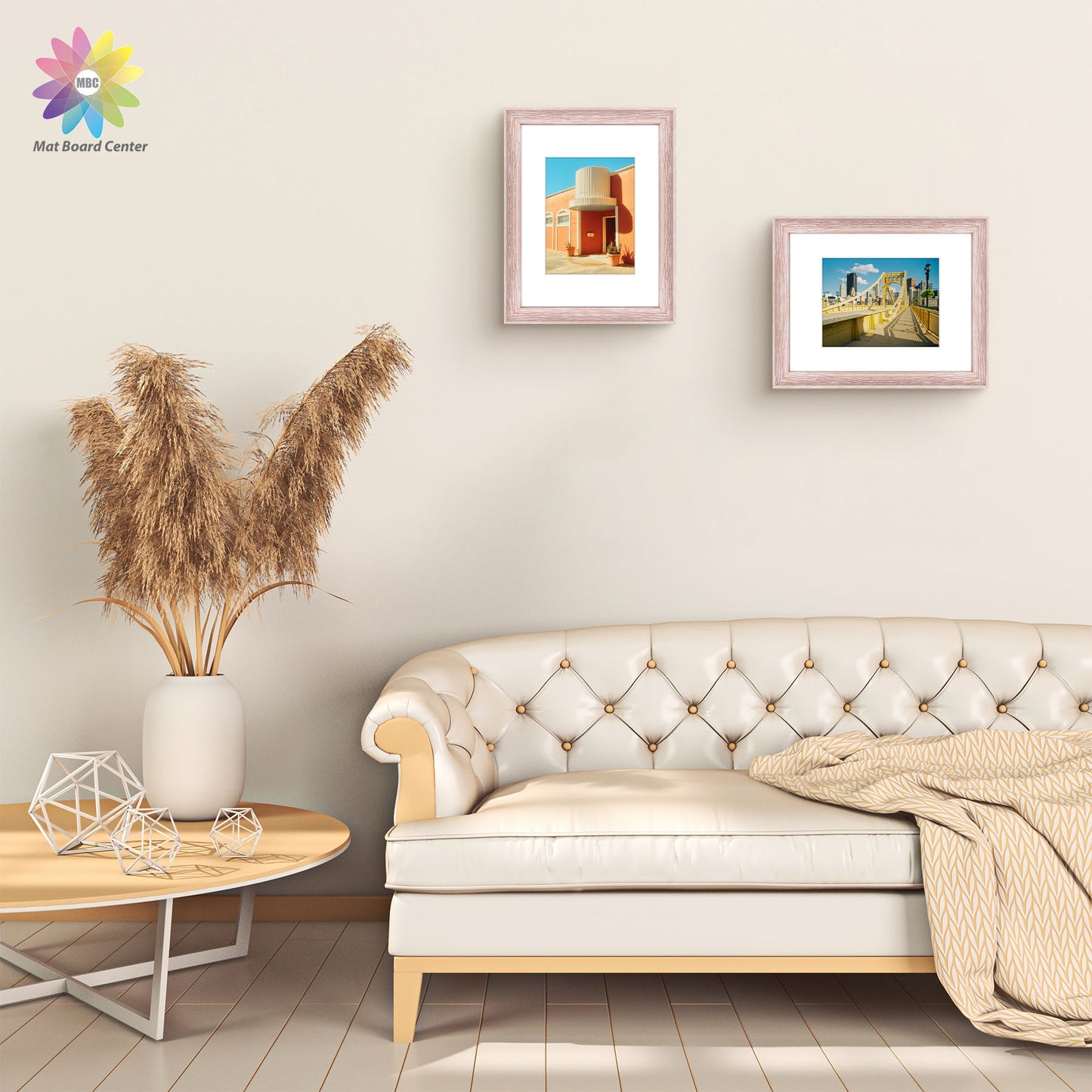 9x12 Picture Frame for 6x8 Photo with White Mat and Plexiglass (12 Pcs Per Box)