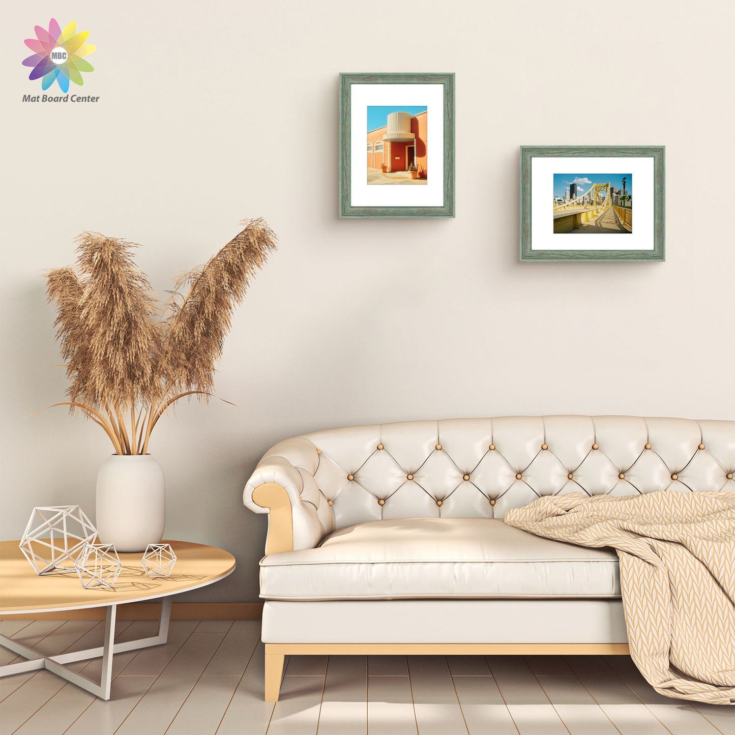 9x12 Picture Frame for 6x8 Photo with White Mat and Plexiglass (12 Pcs Per Box)