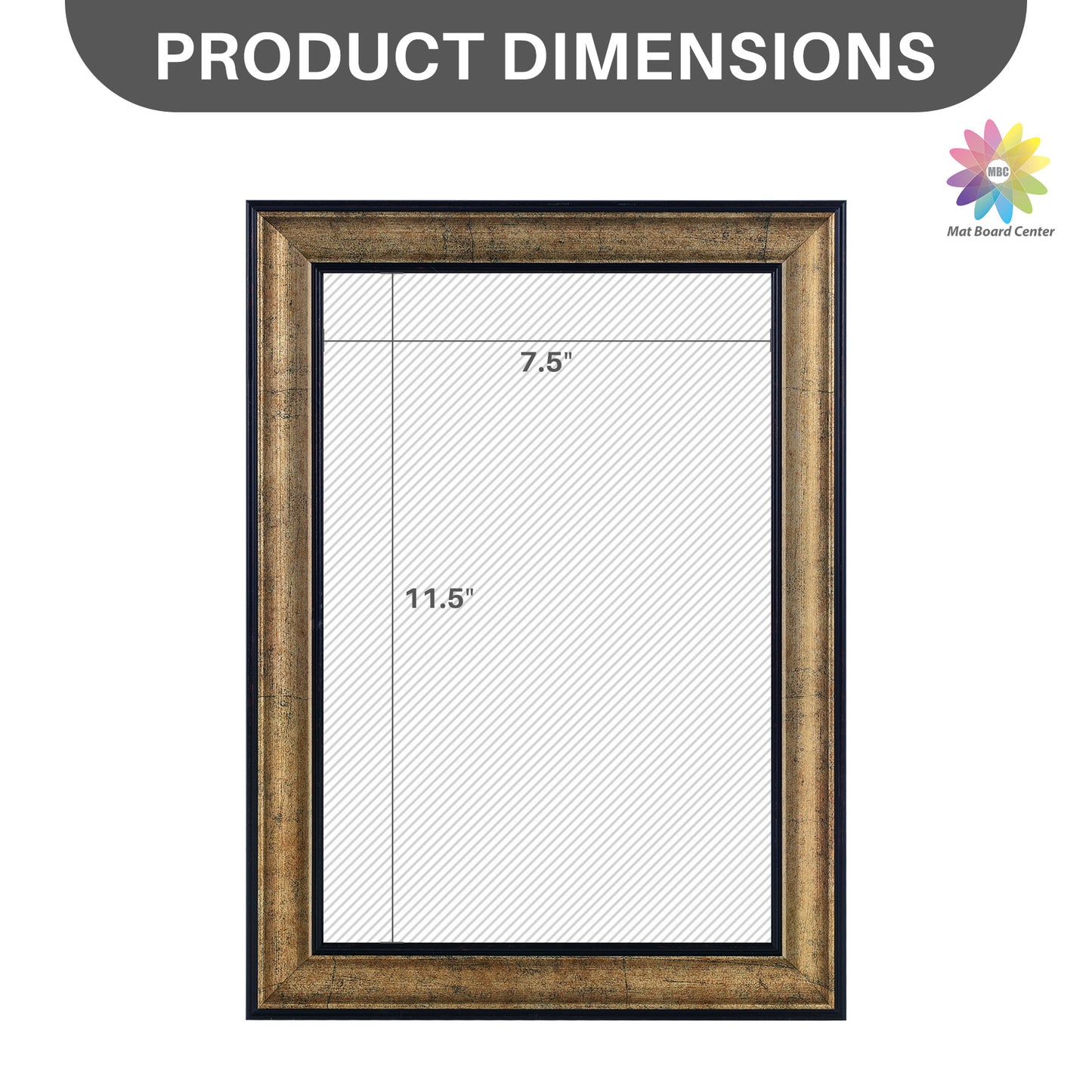 8x12 Poster Frame With Real Glass (10 Pcs Per Box)