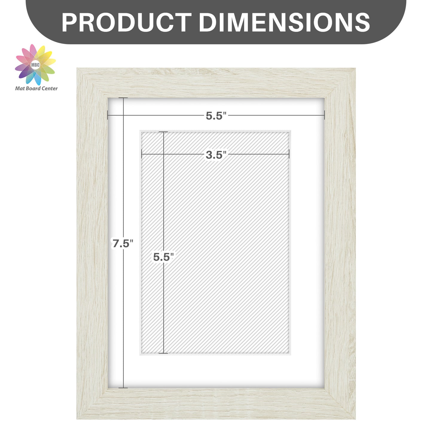 Clearance 6x8 Picture Frame for 4x6 Photo with White Mat and Plexiglass (36 Pcs Per Box)