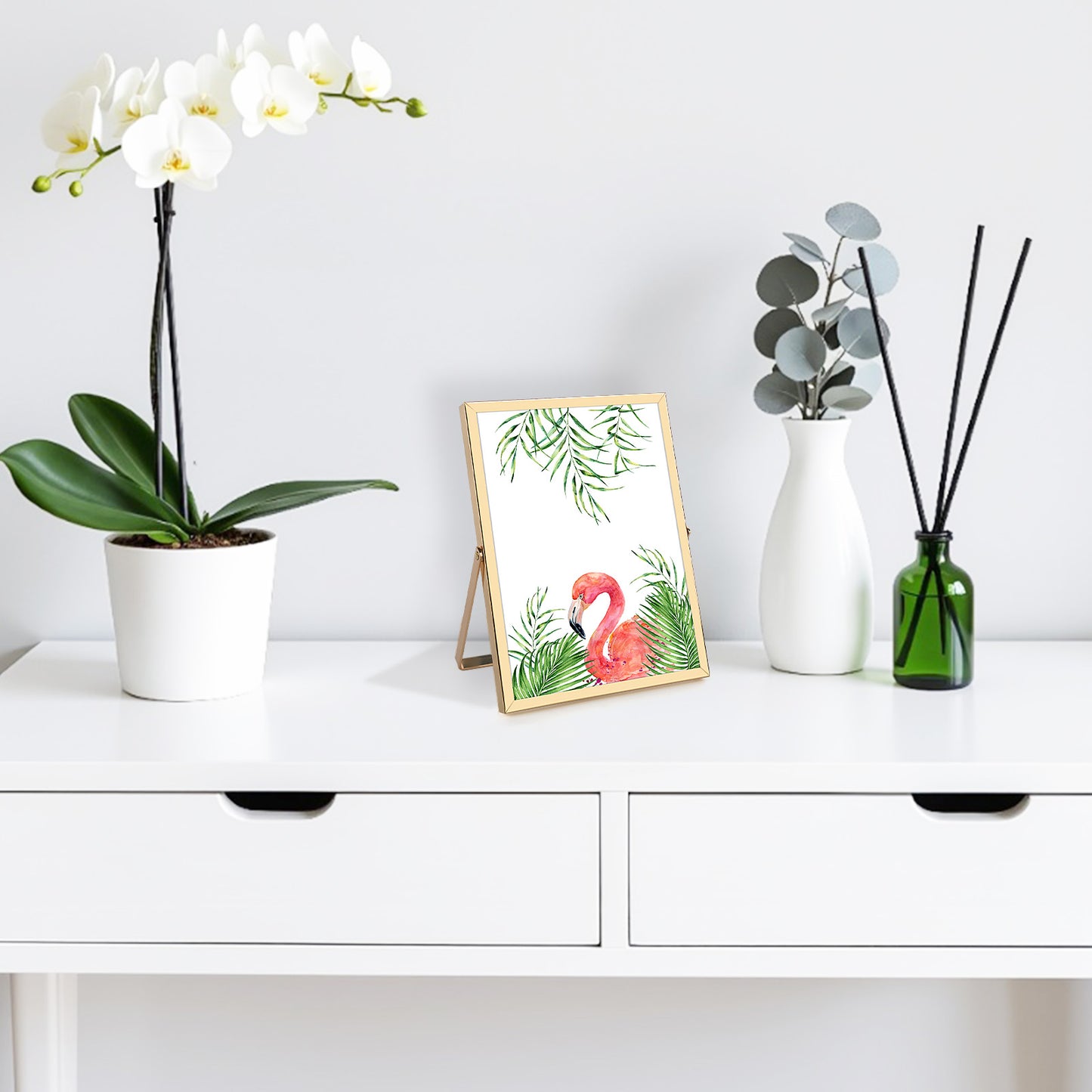 6x8 Floating Frame Displays Any Size Photo up to 6 by 8 Gold (24 Pcs Per Box)