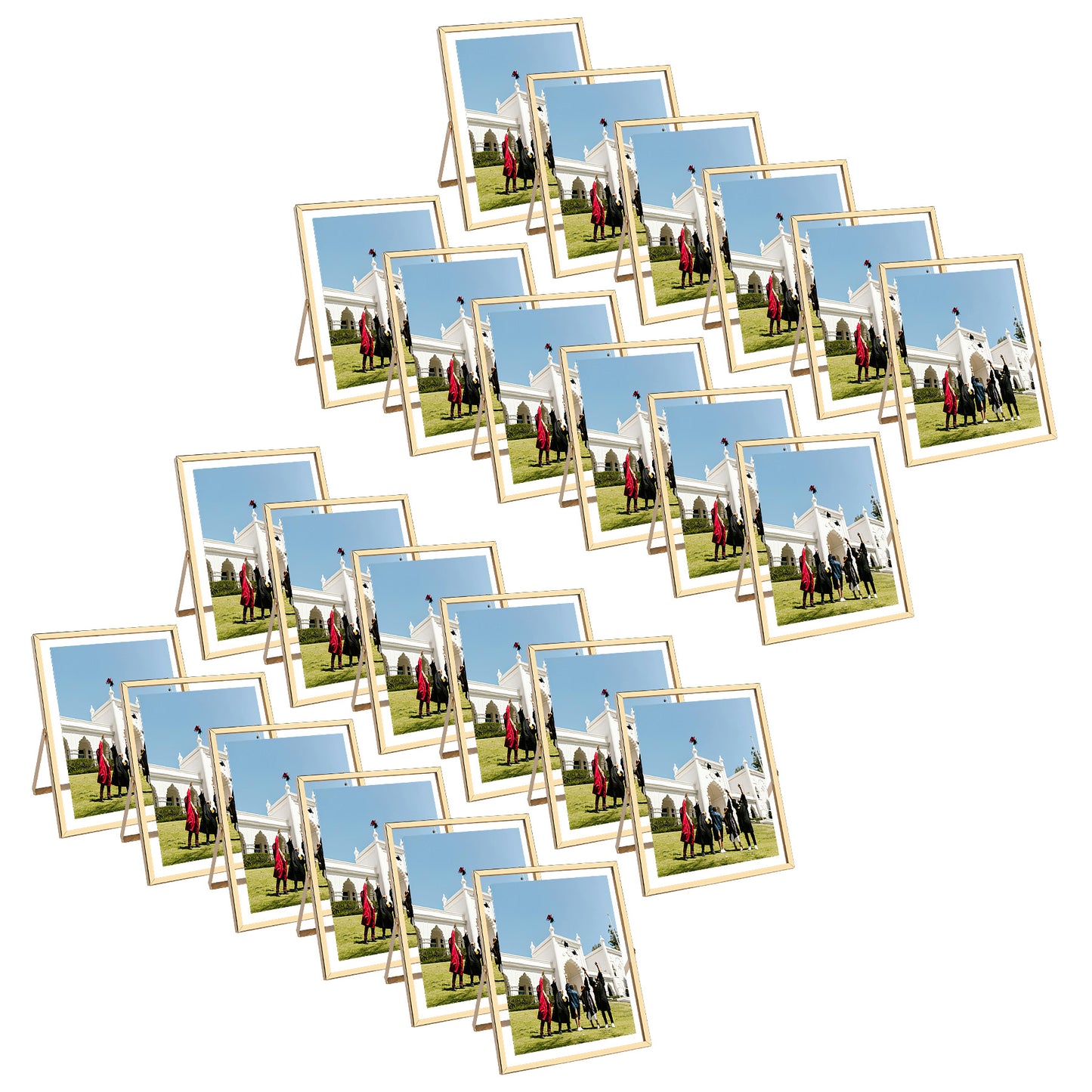 8x10 Floating Frame Displays Any Size Photo up to 8 by 10 (24 Pcs Per Box) Gold