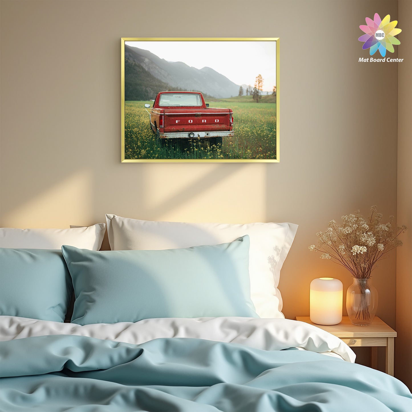 16x20 Picture Frame For 11x14 Photo With White Mat and Plexiglass (6 Pcs per Box)