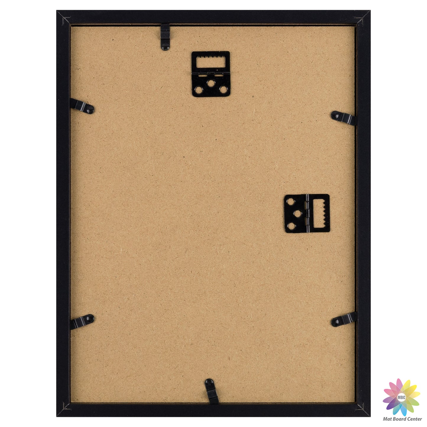 9x12 Picture Frame for 6x8 Photo with White Mat and Plexiglass (16 Pcs per Box)