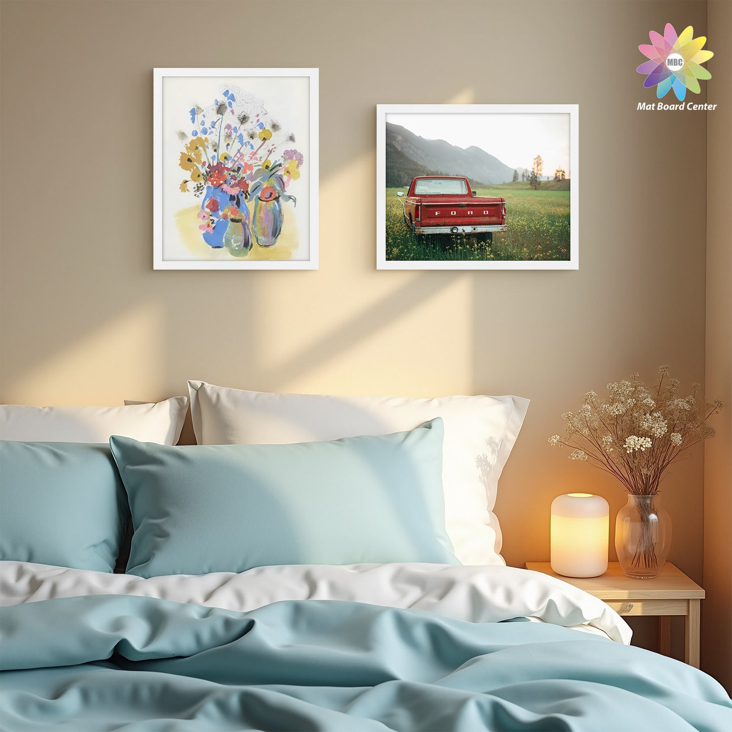 11x14 Picture Frame for 8x10 Photo with White Mat and Plexiglass (16 Pcs per Box)