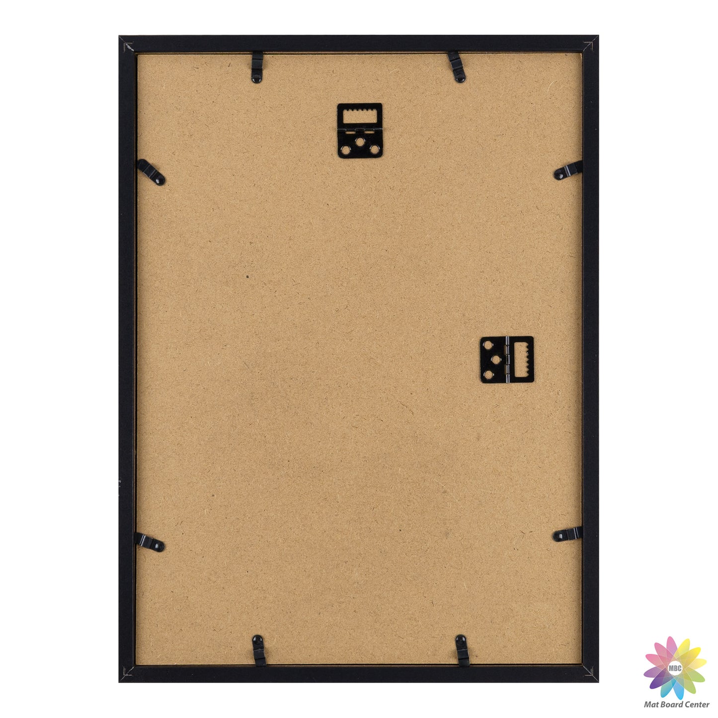 12x16 Picture Frame for 8.5x11 Photo with White Mat and Plexiglass (16 Pcs per Box)