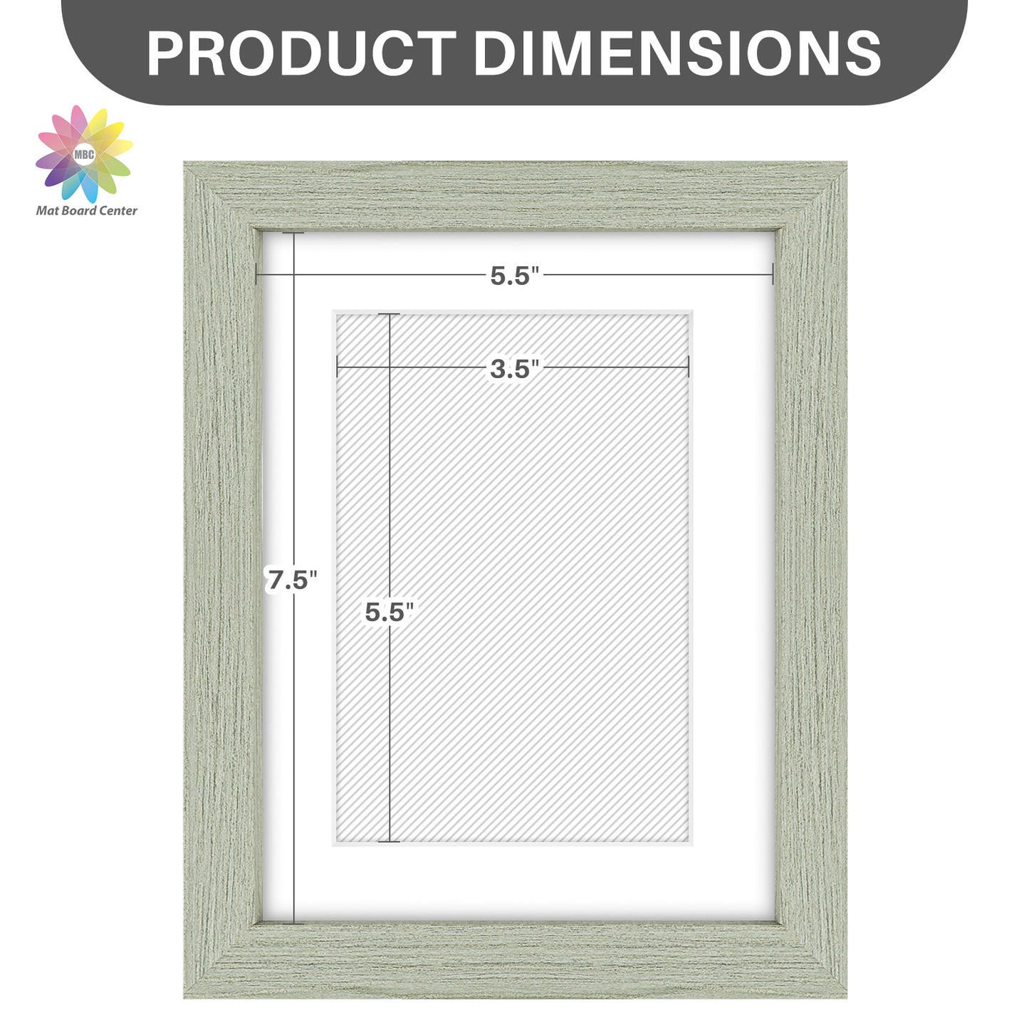 Clearance 6x8 Picture Frame for 4x6 Photo with White Mat and Plexiglass (36 Pcs Per Box)