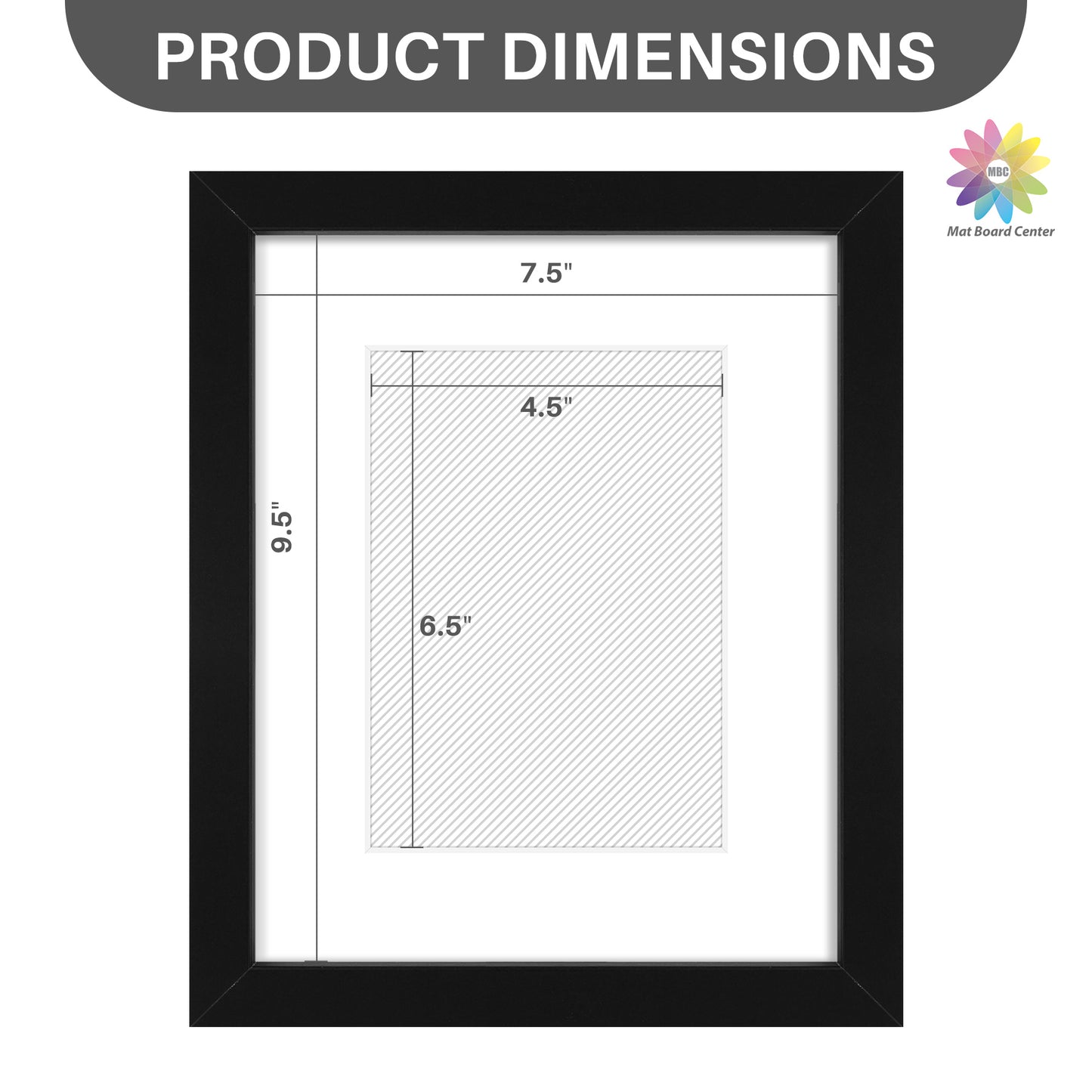 8x10 Picture Frame for 5x7 Photo (18 Pcs Per Box)