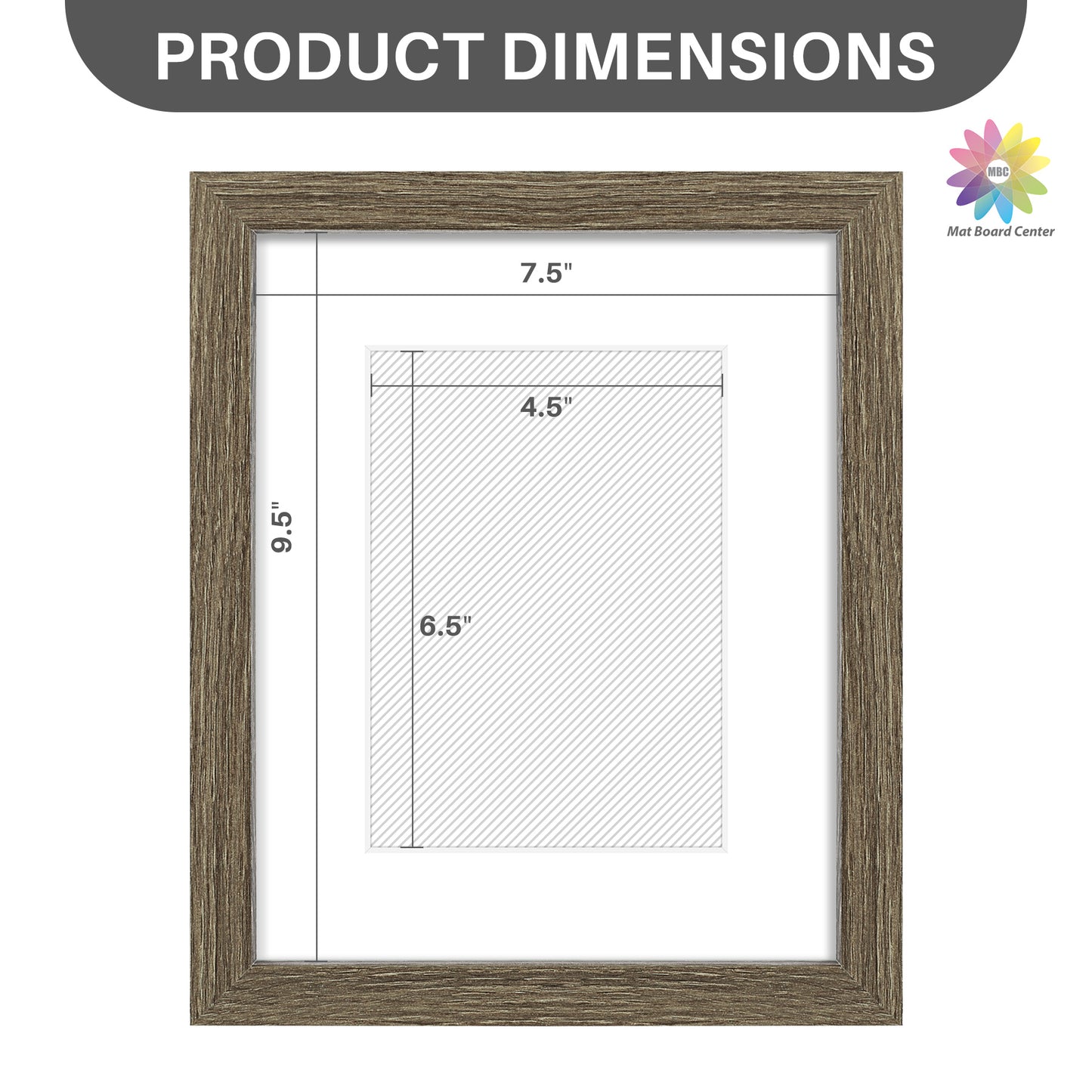 8x10 Picture Frame for 5x7 Photo (18 Pcs Per Box)