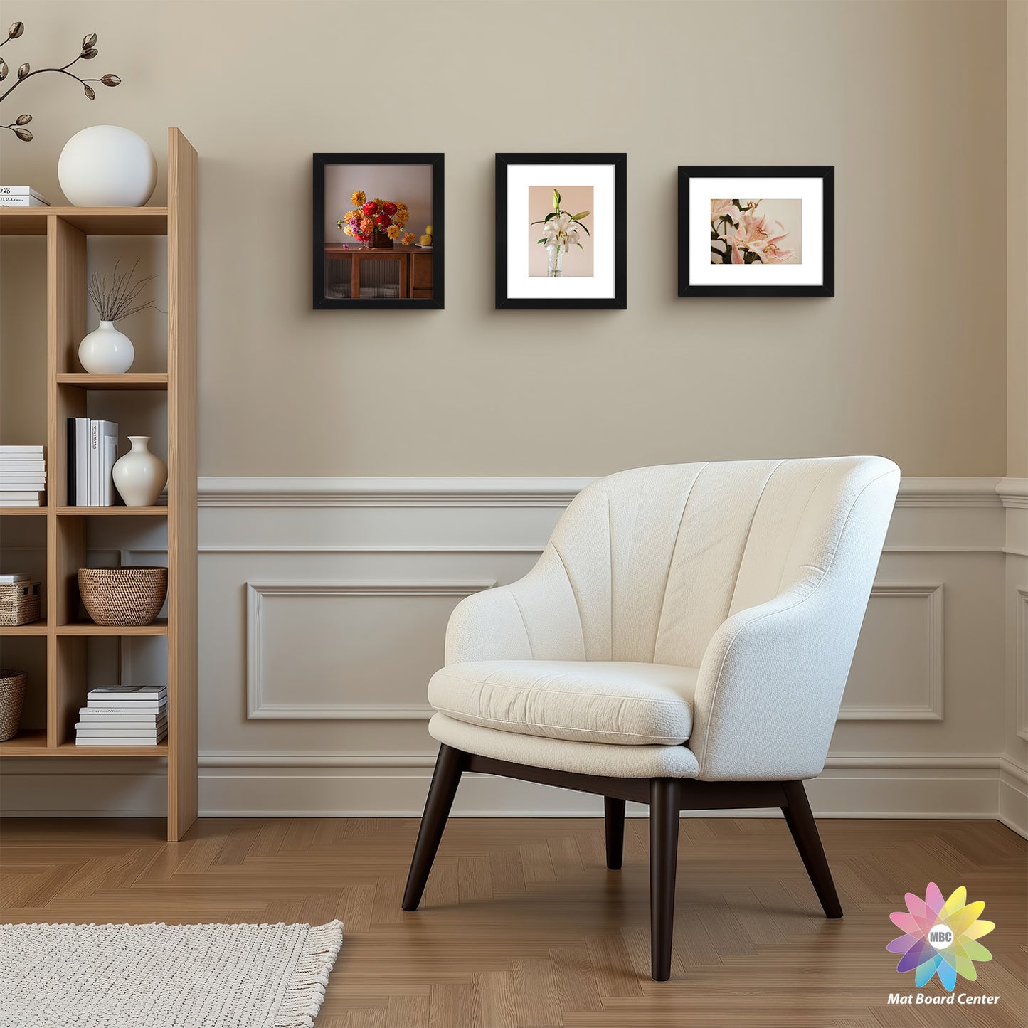 Clearance 8x10 Picture Frames for 5x7 Photo with White Mat and Plexiglass (18 Pcs Per Box)