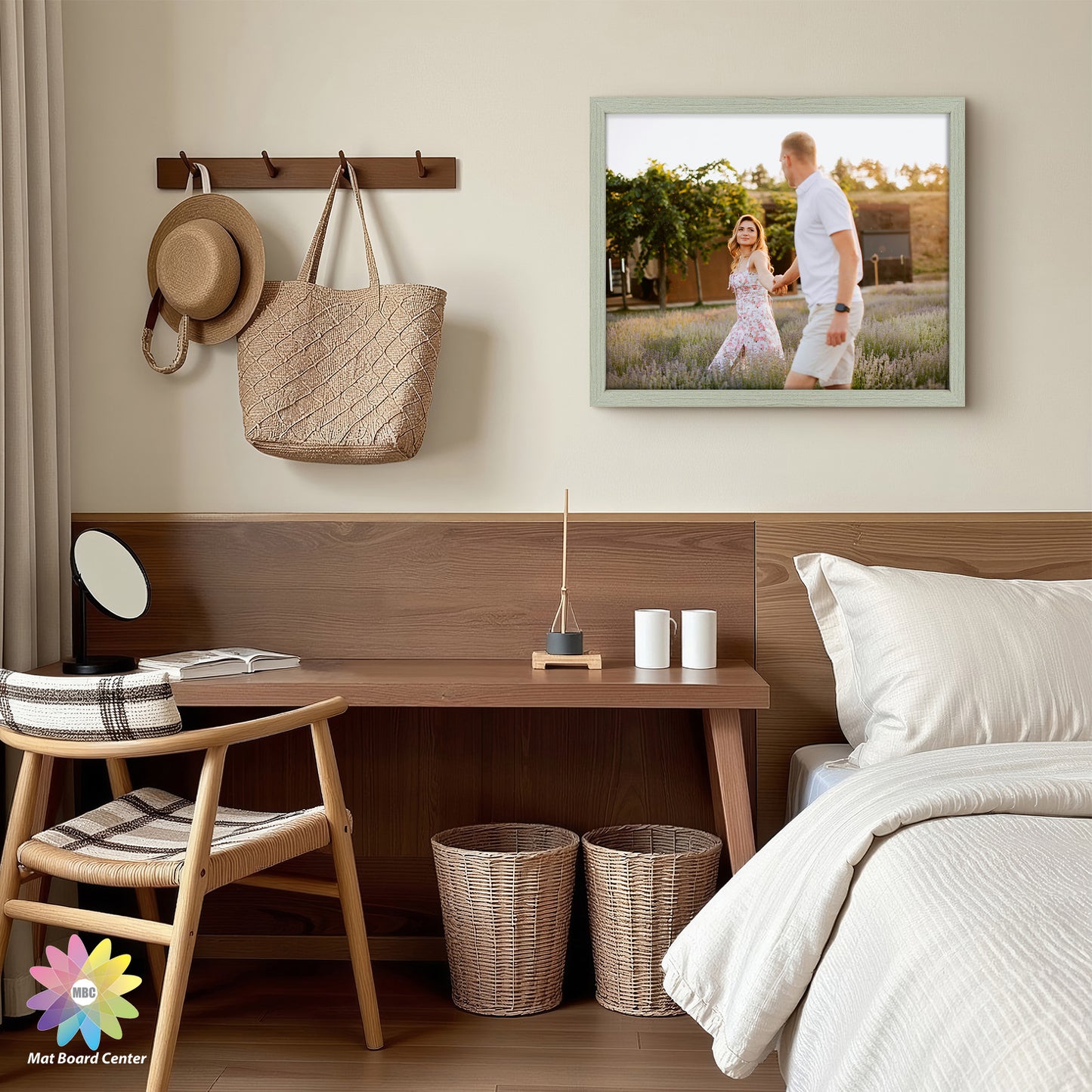 Clearance 16x20 Picture Frames for 11x14 Photo with White Mat and Plexiglass (9 Pcs Per Box)