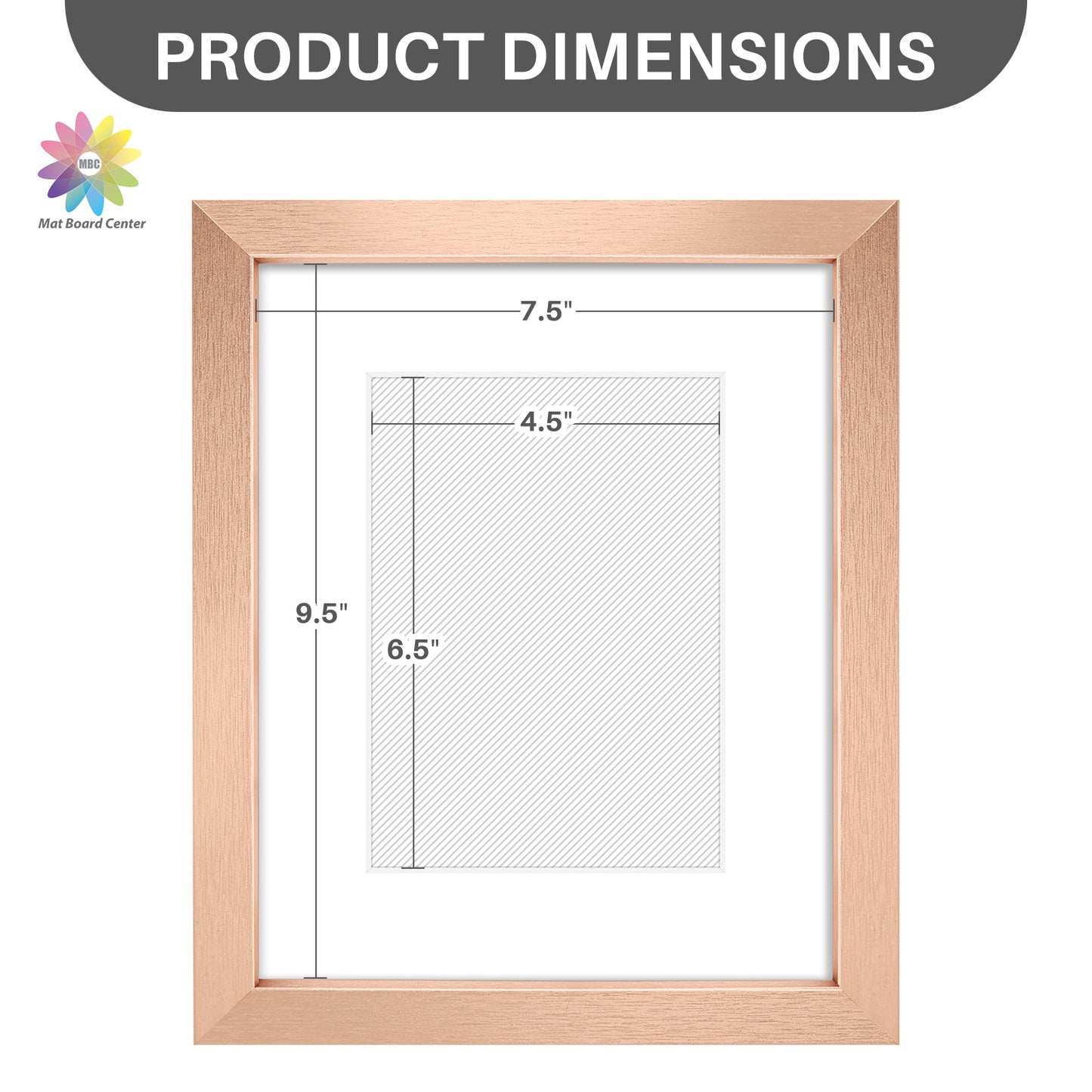 Clearance 8x10 Picture Frames for 5x7 Photo with White Mat and Plexiglass (18 Pcs Per Box)