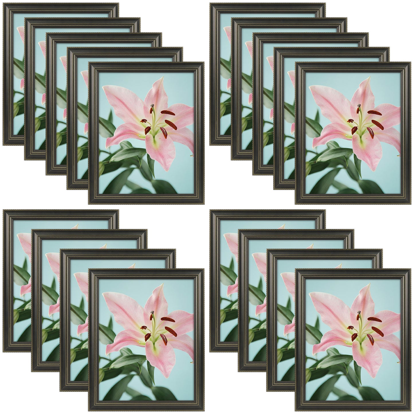 Clearance 11x14 Picture Frame with Plexiglass (18 Pcs Per Box) Black