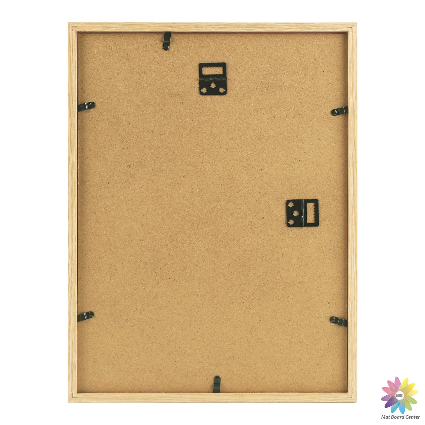 12x16 Picture Frame For 8.5x11 Picture With White Mat and Plexiglass Beige (8 Pcs per Box)