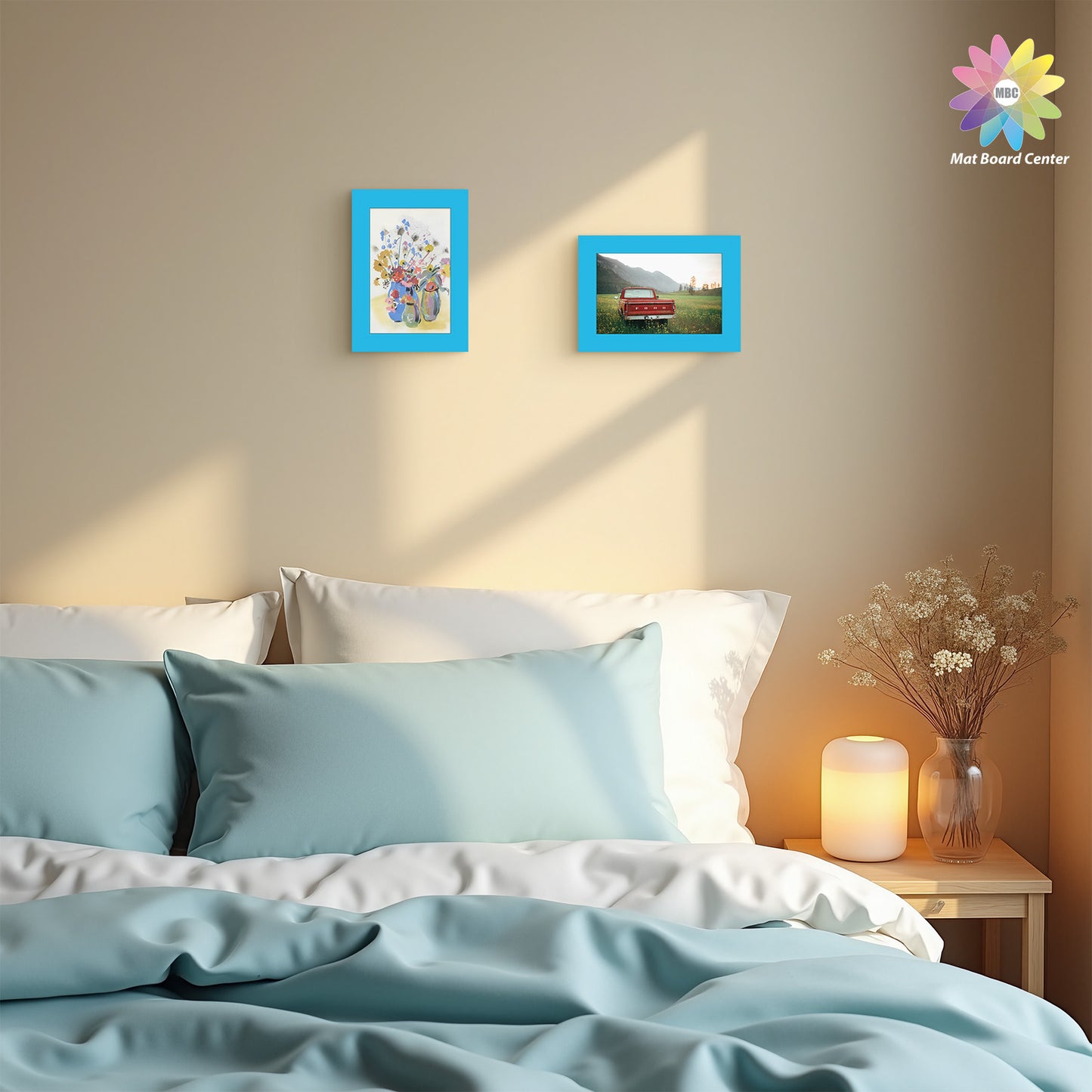 4x6 Picture Frame With Real Glass Blue (12 Pcs per Box)