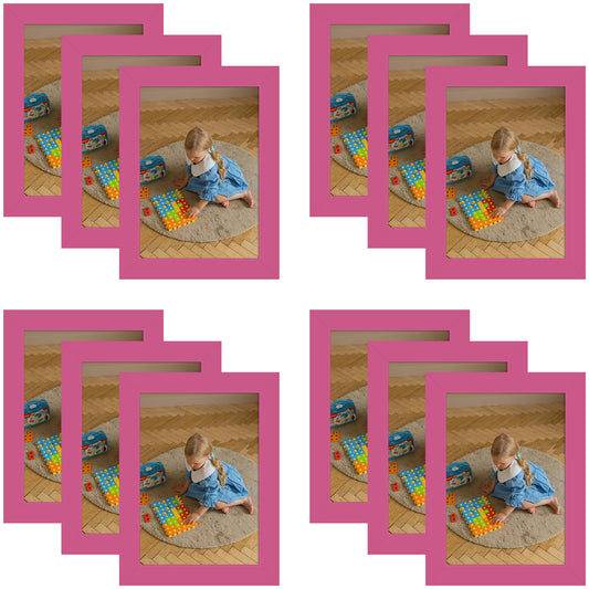 5x7 Picture Frame With Real Glass (12 Pcs per Box) Hot Pink