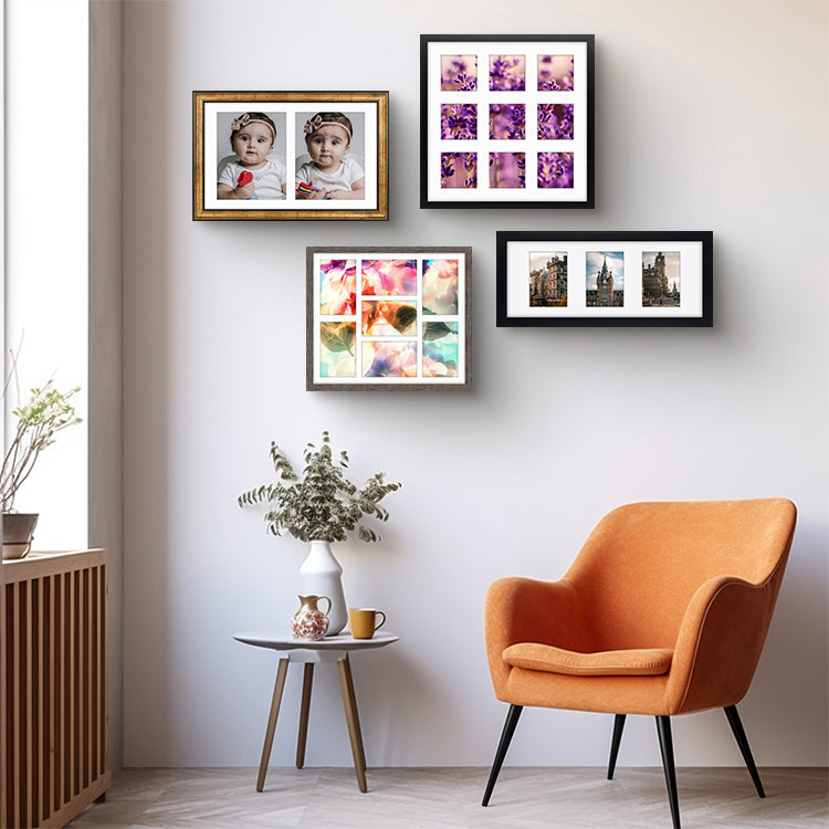 Set Picture Collage Picture/Photo Frames– Mat Board Center