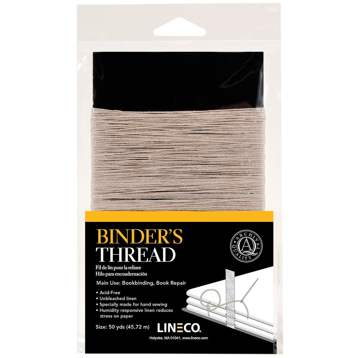 Lineco Binding Thread 50 yd.