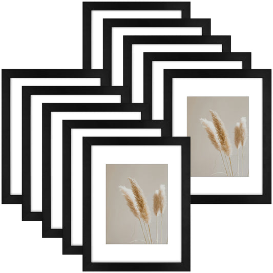 11x14 Frame for 8x10 Picture Wood, Smooth Finish (10 Pcs per Box)