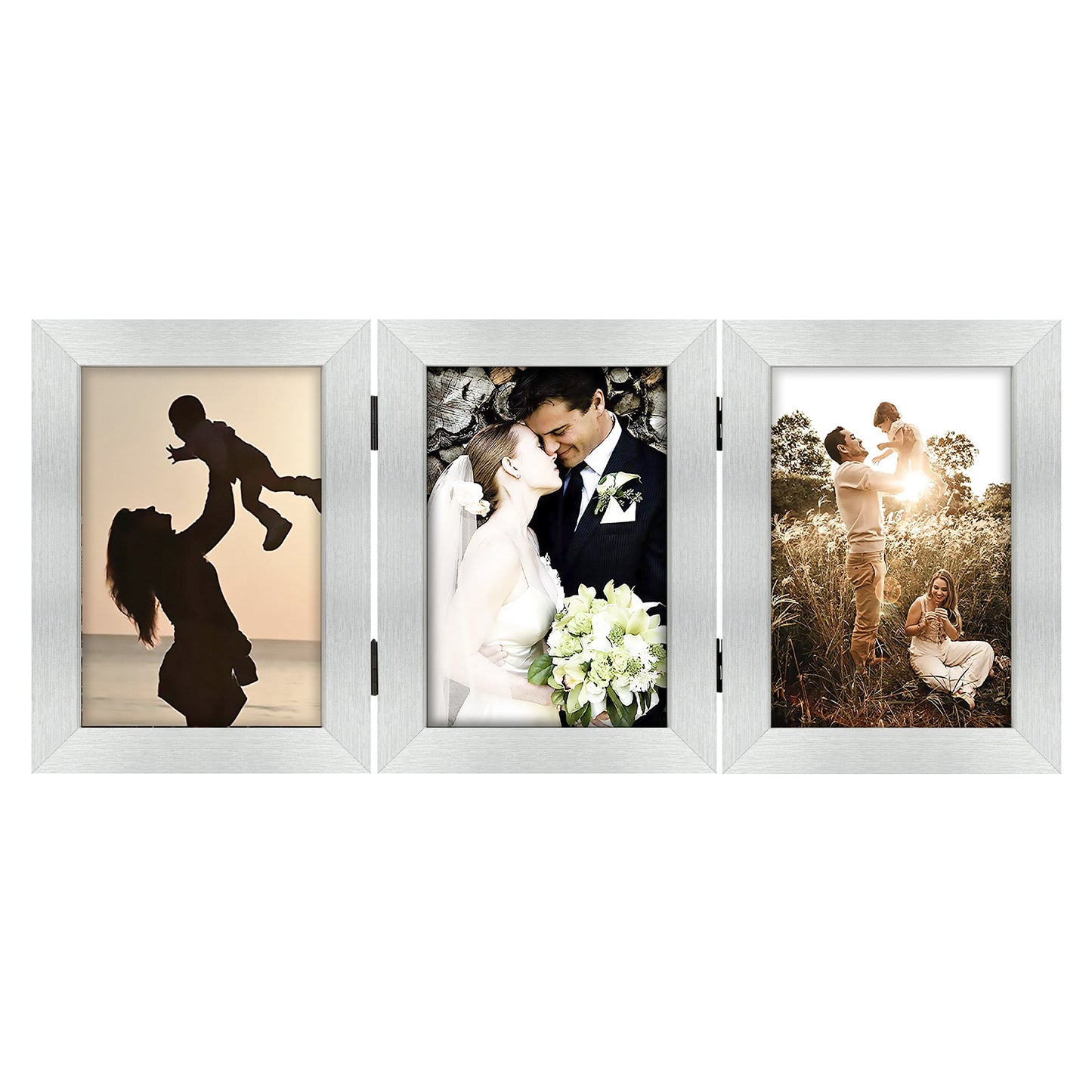 Clearance Three Picture Frame 5x7 Triple Frame (8 Pcs per Box)