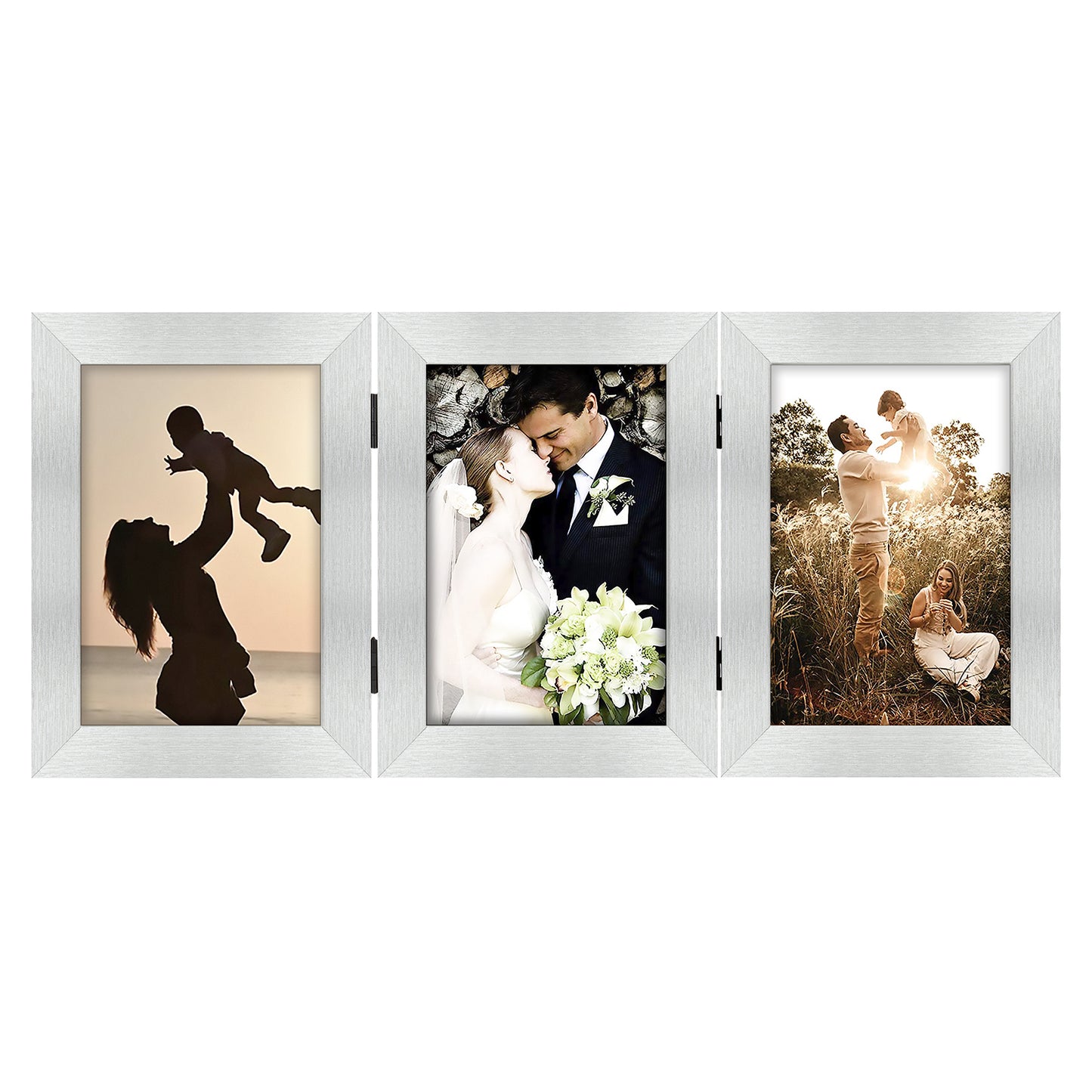 Clearance Three Picture Frame for Three 4x6 Pictures (8 Pcs per Box)
