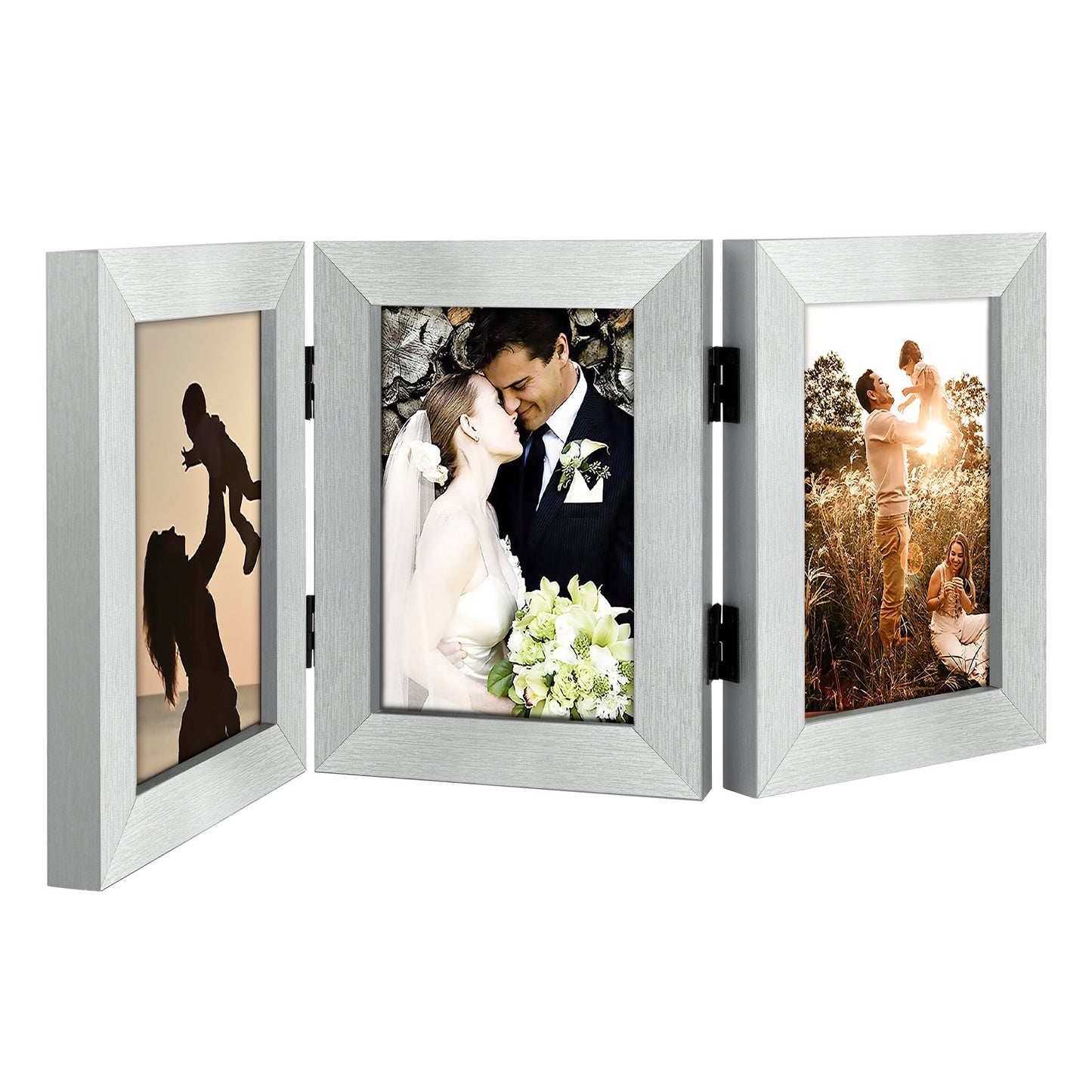 Clearance Three Picture Frame for Three 4x6 Pictures (8 Pcs per Box)